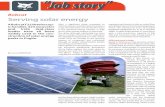 Job story - Bobcat Company · Maggi, stated: “In Puglia alone, ... connecting the current to the inverter ... us in positioning and erection work, for