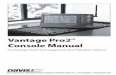 Vantage Pro2 Console Manual - WeatherShack.com · Vantage Pro2 Console Manual ... This equipment generates, uses, and can radiate radio frequency energy and, if not installed and