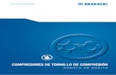 COMPRESORES DE TORNILLO DE COMPRESIÓN - …mx.boge.com/artikel/download/Catalogos303_ES_Screw_oilfree.pdf · Compresores de tornillo exentos de aceite 7 Ingeniería de precisión