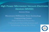 Microwave/Millimeter Wave Technology Engineering Center in B-1.pdf · Microwave/Millimeter Wave Technology Engineering Center ... Efficiency Electronic Warfare ... The magnetron is