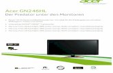 Acer GN246HL Der Predator unter der ' Durch144 1-IZ Panel …€¦ ·  · 2014-03-14ngs, RoHS compliant, recyclable packaging ngs, RoHS compliant, recyclable packaging MERCURY ms