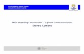Self Compacting Concrete - Sidhee Cement - Hathi Cement Compacting... · Self Compacting Concrete (SCC). Superior Construction with: Sidhee Cement 12 th Sept 2015 1 GUJARAT SIDHEE