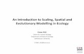 An Introduction to Scaling, Spatial and Evolutionary ... Introduction to Scaling, Spatial and Evolutionary Modelling in Ecology ... [Table[m[i,j],{i,1,50},