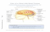 Care of a Client with Head Trauma - WordPress.com · Care of a Client with Head Trauma ... Describe the nursing interventions to maintain or decrease ICP in patients ... epidural,