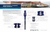 DEEPWELL PUMPS FOR FPSO’S - PCM · SURFACE TRANSFER PUMPS PROGRESSING CAVITY PUMP SOLUTIONS DEEPWELL PUMPS FOR FPSO’S PCM is a pioneer in the development of …