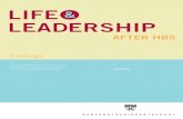 3 Life Leadership - Harvard Business School · (Women began enrolling in the two-year MBA program in 1963.) The alumni population also becomes more racially ... Harvard Business School