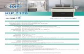 KIP 7170 - Ameritechnology · Paper Capacity 3000 sq. ft. / 297 sq. m roll media ... KIP Printer Mailbox ... KIP 7170 SYSTEM INSTALLATION
