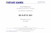 BAPLIE - SMDG · The index at the end of the ... Core part (stowage locations): o Weight, port of loading/discharge, ... BAPLIE Version: 3.1.1 page 8