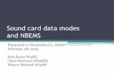 Sound card digital modes - Hendricks Co. AREShendricksares.org/docs/Sound card data modes and NBEMS.pdfOriginal digital mode ... How to configure radio? •USB for most digital modes