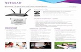 Nighthawk AC1900 WiFi DSL/ADS odem Router AC1900 WiFi DSL/ADS odem Router Data Sheet D7000 Performance Use • Extreme combined WiFi speed—Up to 1900Mbps† • Dual core processor
