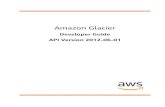 Amazon Glacier - Developer Guide · Amazon Glacier Developer Guide API Version 2012-06-01. Amazon Glacier Developer Guide Amazon Glacier: Developer Guide ... Archive Operations ...