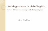 Writing science in plain English - BGUin.bgu.ac.il/.../DocLib/Pages/acadinfo/Science_in_plain_English.pdf · 18.05.1980 · Writing science in plain English how to deliver your message