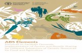 Elements to Facilitate Domestic Implementation of … · ABS Elements Elements to Facilitate Domestic Implementation of Access and Benefit-Sharing for Different Subsectors of Genetic