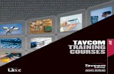TAVCOM 2017 TRAINING COURSES Prospectus PDF/310499 T… · CCTV TECHNICAL COURSES Practical CCTV Installation 14 ... Seven training hubs located across six continents have been established