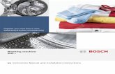 Washing machine WA - Devicemanuals€¦ · 2 Your new washing machine You have chosen a Bosch washing machine. Please take a few minutes to read and become familiar with the advantages