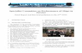 Specialist Committee on Performance of Ships in … Committee on Performance of Ships in Service Final Report and Recommendations to the 27th ITTC 1. INTRODUCTION 1.1 Membership and