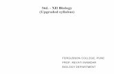 Std. - XII Biology (Upgraded syllabus)fergusson.edu/upload/document/69894__HSC_Inst_Biology.pdf · Chapter 6 - Photosynthesis: Autotrophic nutrition Site of Photosynthesis Photosynthetic