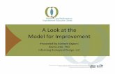 A Look Model for Improvement - Video Libraryvideos.med.wisc.edu/files/Little.pdf · Model for Improvement ... measures for reliable hand hygiene, contact precaution for ... It will