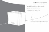 Instructions for Use - Glow-worm · Instructions for Use Condensing Boilers/ Flexicom sx 18sx G.C. No. 41-315-72 30sx G.C. No. 41-315-76