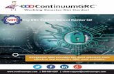 Working Smarter Not Harder! - Continuum GRC · Working Smarter Not Harder! | 888-896-6207 | client-support@continuumgrc.com. Top GRC Solution Ranked Number 68! ... Enables an automated