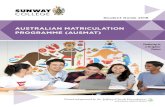 AustrAliAn MAtriculAtion progrAMMe (AusMAt) · education community offering the Australian Matriculation programme (AUSMAT), ... graphical and network analysis, ... grade B in Additional