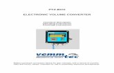 PTZ-BOX ELECTRONIC VOLUME CONVERTER - Inenco · PTZ-BOX ELECTRONIC VOLUME CONVERTER Technical description Operating instructions Assembly instructions Battery-powered conversion device