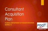 Consultant Acquisition Plan 2015 CAP... · Construction – CE&I Contracts ... Work Mix – Add Lanes and Reconstruct