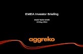EMEA Investor Briefing - Aggreko plc/media/Files/A/Aggreko/reports-and... · Overview 3 Europe (incl. Russia) FY13 Revenue (£m) 207 Average MW on rent 568 Service Centres and Offices