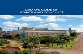 CBMM’S CODE OF ETHICS AND CONDUCT · CBMM shall not tolerate discrimination or prejudice of any kind against ... merits and job performance. No political ... cbmm. cbmm’s code
