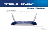 TD-W8960N - IF Telecom · TD-W8960N 300Mbps Wireless N ADSL2+ Modem Router User Guide. Package Contents . The following contents should be found in your package: One TD-W8960N …