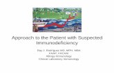 Approach to the Patient with Suspected Immunodeficiencyalergiaspr.com/wp-content/uploads/2016/07/2009_new... · Approach to the Patient with Suspected Immunodeficiency Ray J. Rodríguez