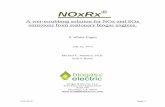 White Paper Template - Biogas and Electric NOx reductionbiogasandelectric.com/NOxRx_White_Paper.pdf · Currently available SOx and high installation NOx reduction systems have and