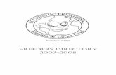 Breeders Directory 2007-2008 - Cochins International - … Bantams 6102 Finchville Rd Federalsburg, ... Linda 1309 Dutch Neck Rd Waldboro, ME 04572 ... Mac-Harp Poultry 1279 Stephens