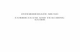 INTERMEDIATE MUSIC CURRICULUM AND TEACHING … · Philosophy for Intermediate Music ... Afro-American Music: The Development of Jazz ... improvisation, and composition.