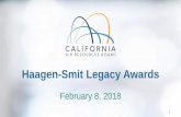 Haagen-Smit Legacy Awards · Arie Haagen-Smit, Ph.D. • Professor at California Institute of Technology • Linked Los Angeles smog to automobiles • “Father” of air pollution