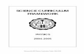 SCIENCE CURRICULUM FRAMEWORK Science/HS Science Curriculum Old... · development of this secondary Science curriculum framework. Science teachers from the following campuses assisted