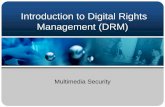 Introduction to Digital Rights Management (DRM)ipr/mmsec2015/data/lecture... · DRM is the chain of hardware and software services and technologies governing the ... Specification.