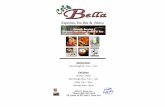 Espresso-Tea Bar & Bistro - Cafe Bella Bar & Bistro Kitchen Hours Mon through Sat -9 am –5 pm Café Hours Sunday -Closed Mon through Thurs 7 am –7 pm Friday 7 am –8 pm Saturday