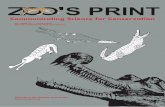 Communicating Science for Conservation - ZOO'S PRINT · Communicating science for conservation. Vol. XXXIII, No. 1, ... -- Ashis Kumar Datta, Md. Kamrul Hasan & Mohammed Mostafa Feeroz,