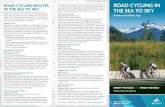 ROAD CYCLING ROUTES IN THE SEA TO SKY · ROAD CYCLING ROUTES IN THE SEA TO SKY ... • Food and water are not available between Whistler and Pemberton ... PARADISE AND SQUAMISH VALLEYS