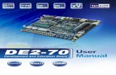 Altera DE2-70 Board - :: Terasic Inc. · The DE2-70 package contains all components needed to use the DE2-70 board in conjunction with ... VHDL or schematic ... LCD TV, Set …