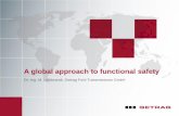 A global approach to functional safety - GETRAG€¦ · A global approach to functional safety Dr.-Ing. M. Leibbrandt, Getrag Ford Transmissions GmbH