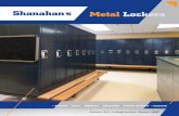 Metal Lockers - Shanahan's Limited Partnership · Deluxe Coin Athletic Specialty Police & Crew Custom Division 10 51 13 Metal Lockers | Section 10500 Metal Lockers