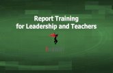 Report Training for Leadership and Teachers - Istation Training for Leadership and Teachers. ... PLC Meetings • ISIP Summary Report ... document, creating an Intervention