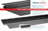 ABUTMENT VENTILATION SYSTEMS - Glidevale · lidevale abutment ventilation systems have been ... The innovative design ensures a continuous ventilation gap ... Monovent at roof/wall
