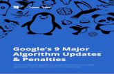 Google’s 9 Major Algorithm Updates Penalties ultimate guide to understanding Google ... a good idea to disavow the links using Google’s Disavow tool. ... Google’s 9 Major Algorithm