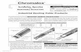 Chromalox - Sonic Corporation · bulletin PJ304 “Chromalox Design for Heat Tracing Products” for ... ELECTRIC SHOCK HAZARD. ... Installation details AD1 through AD17 apply for