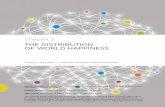 THE DISTRIBUTION OF WORLD HAPPINESS · national annual average scores over the whole period 2005-2015. These variables include GDP per capita, social support, healthy life expectan-