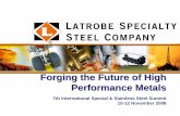 Forging the Future of High Performance Metals the Future of High Performance Metals ... Frequent customer and end-user audits\牜ഀ屮Cyclicality\爀屮The roller coaster ride with
