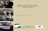 Reaching Boiling Point: High School Activism in … Research and Evaluation Unit Reaching Boiling Point: High School Activism in Afghanistan 2015 v Table of Contents Executive Summary.....